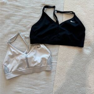 Nike Black and White Sports Bras